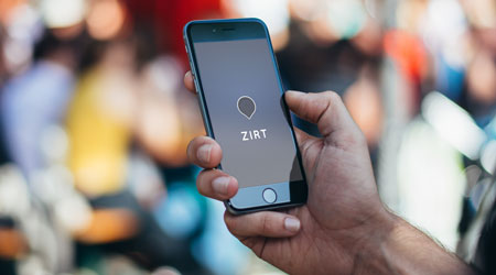 ZIRT app preview